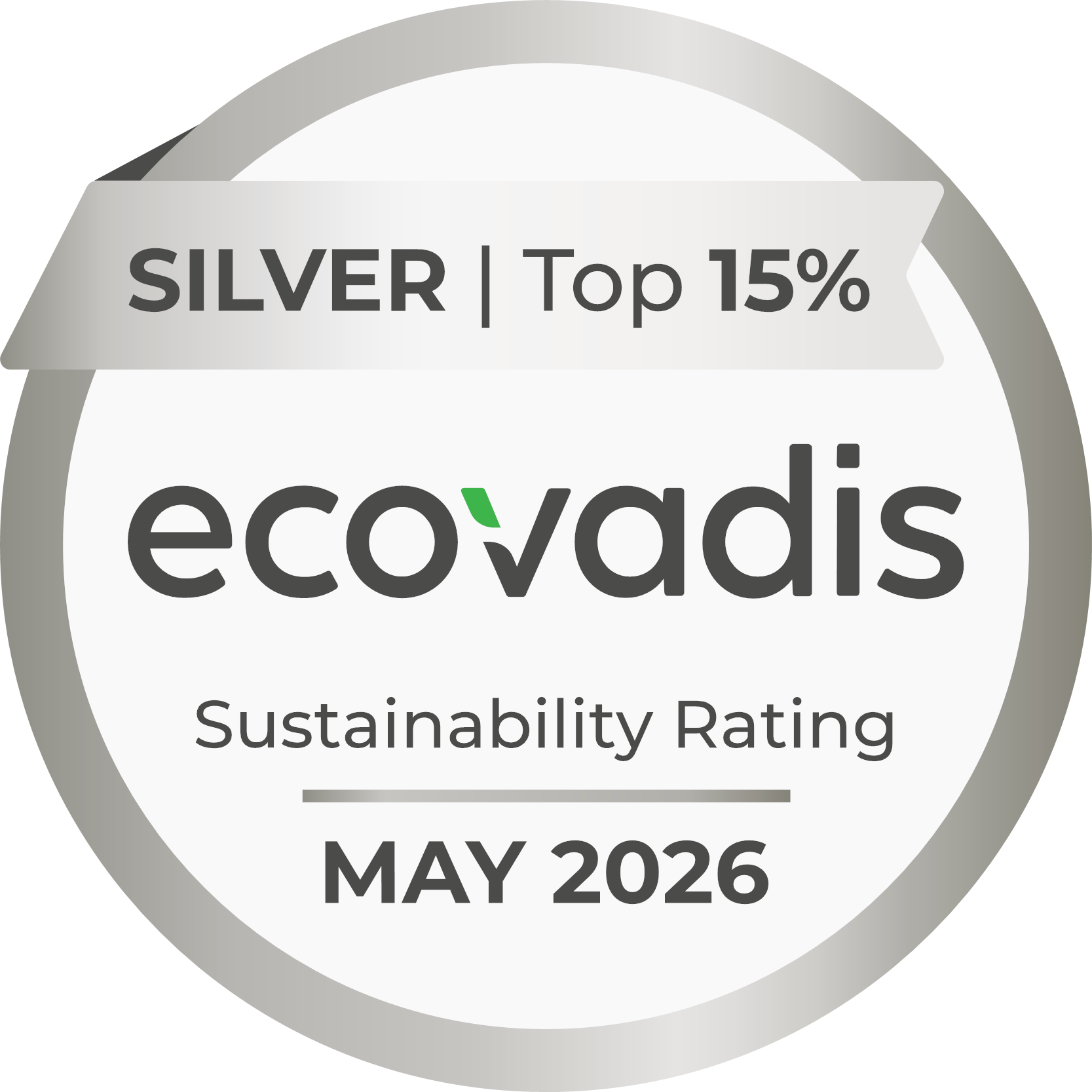 2026 EcoVadis medal